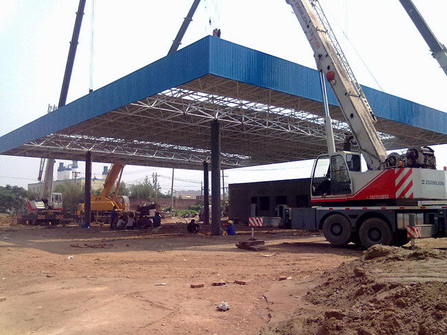 海城加气站网架工程