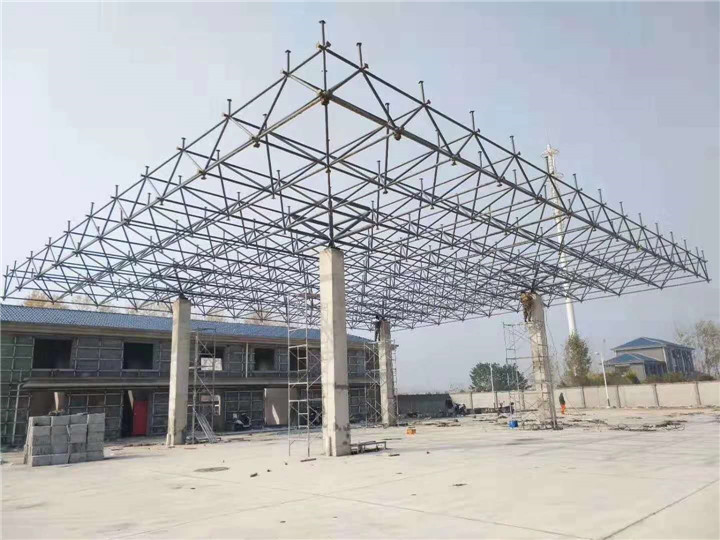 海城加油站网架