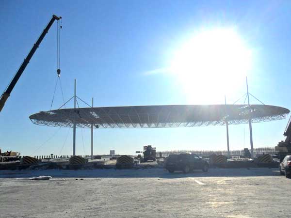 海城加油站网架案例